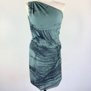 Improvd mini dress with side drape size XS